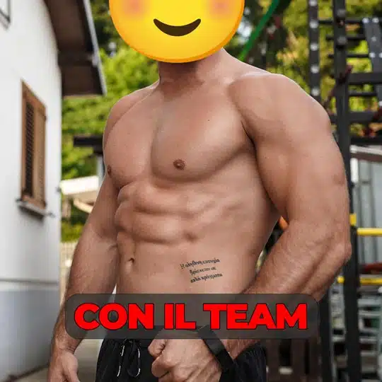 Addome basso scolpito